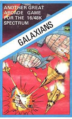 Galaxians box art for ZX Spectrum